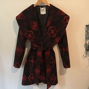 BB Dakota Wool Wrap Coat